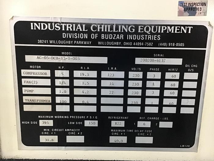 Used BUDZAR AC-05-DCB-12-1-003