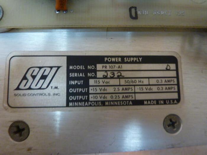 Used SCI Power Supply PR 107-A1 #3206