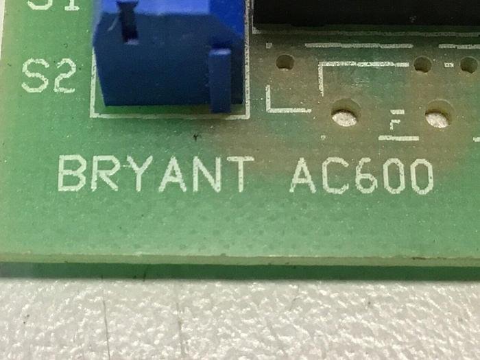 Used BRYANT Circuit Board AC600 #118343