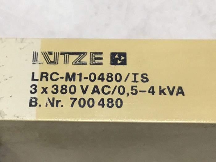 Used LUTZE Surge Suppressor LRC-M1-0480-IS #120782
