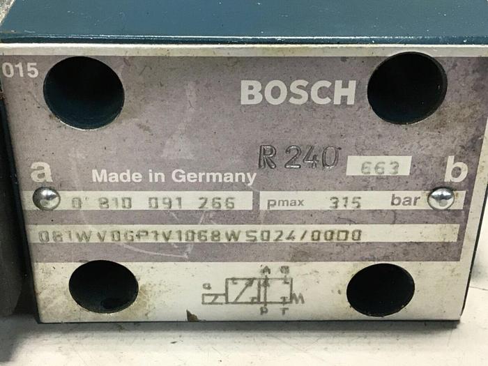 Used BOSCH Valve 0 810 091 266 #116288