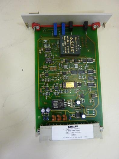 Used BALLUFF PC Interface Module BTA-E10-0610 #60481