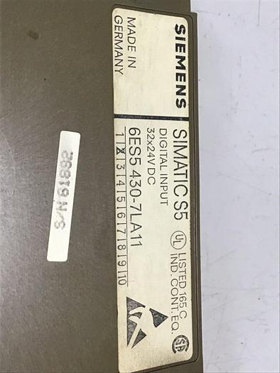 Used SIEMENS Input Module 6ES5 430-7LA11 #133290