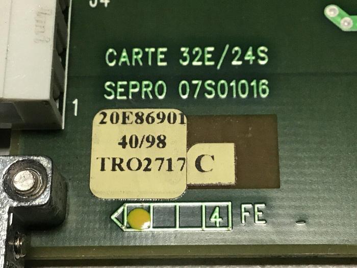 Used SEPRO ROBOTIQUE 20E86901 Circuit Board 07S01016 USED