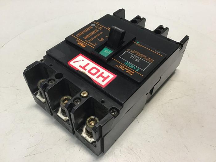 Used FUJI ELECTRIC 150 Amp Circuit Breaker EA203B-150 Used