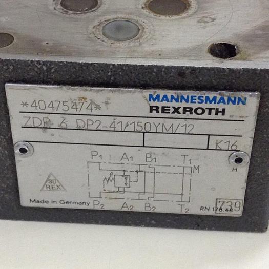 Used MANNESMANN REXROTH Hydraulic Valve ZDR6DP241150YM12 #84251