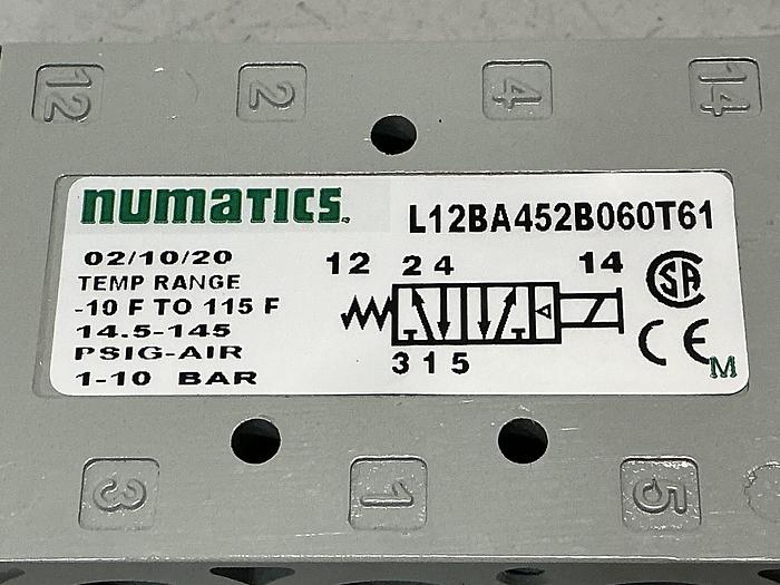 Used NUMATICS L12BA452B060T61