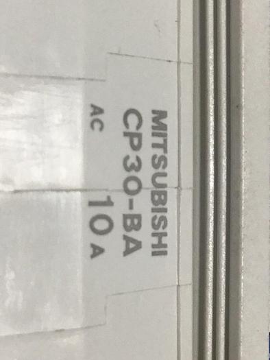 Used MITSUBISHI 10 Amp Circuit Protector CP30-BA-3P-10A #119611