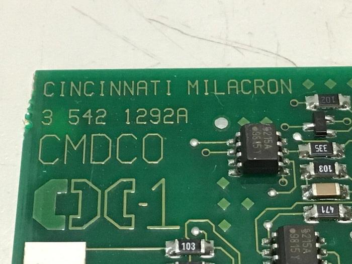 Used CINCINNATI MILACRON Circuit Board 3-542-1292A / BRACKET Used