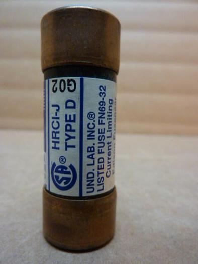 Used EDISON 8 Amp Fuse JDL-8 #27762