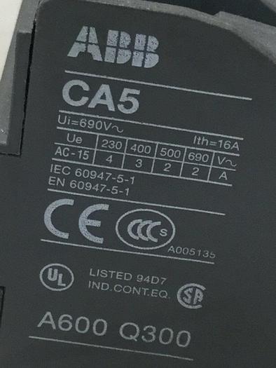 Used ABB Auxiliary Contact Block CA5-22E #104655