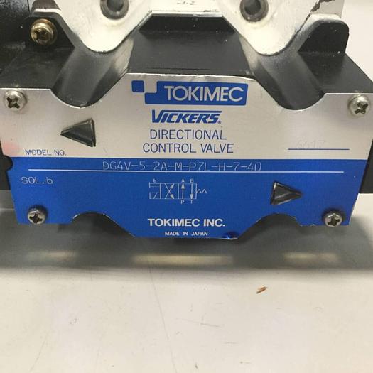 Used VICKERS Tokimec Directional Control Valve DG4V52AMP7LH740 #95336