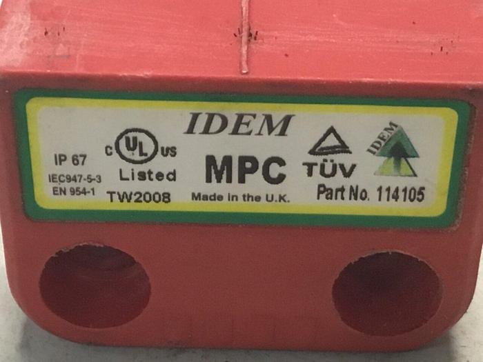 Used IDEM SAFETY SWITCHES Coded Miniature Switch 114105 #124660