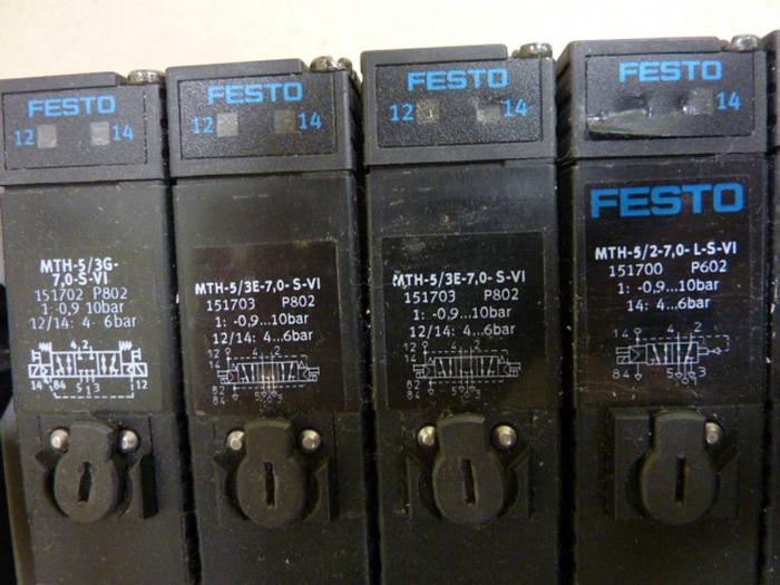 Used FESTO Control Block w/ Valves IFB8-03 #52679