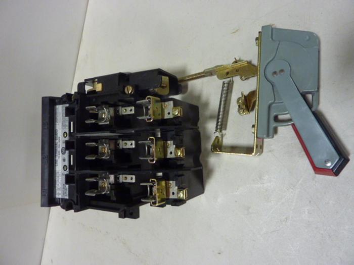 Used ALLEN BRADLEY 30 Amp Disconnect Switch 1494V-DS30 SER A #57399