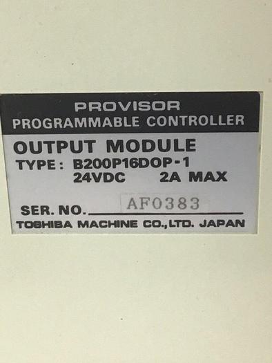 Used TOSHIBA Output Module B200P16DOP-1 #118405
