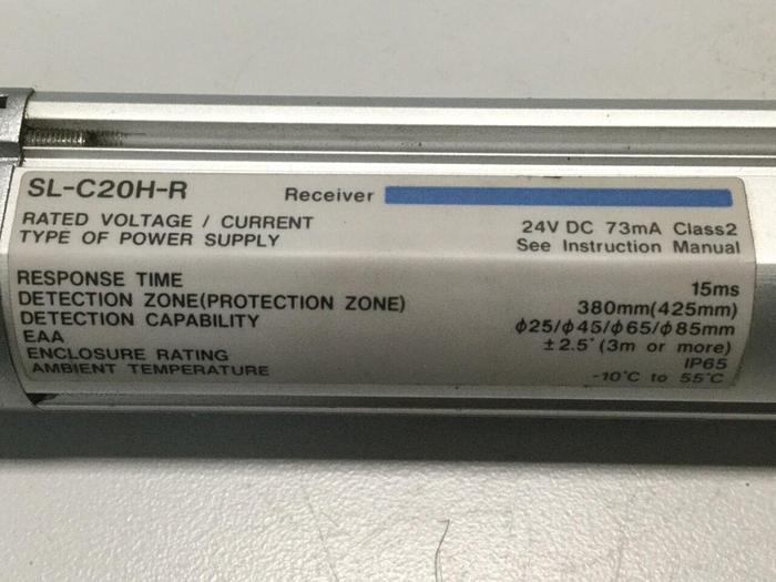 Used KEYENCE CORP Light Curtain Receiver SL-C20H-R #107031