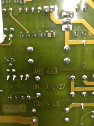 Used ARBURG Circuit Board 663 Used