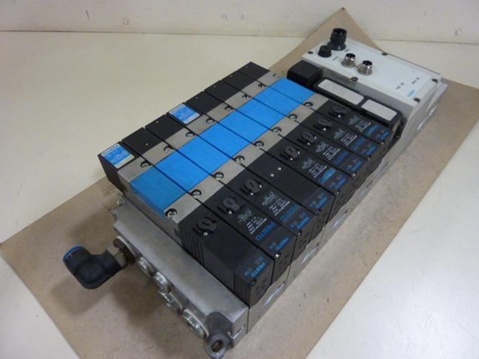 Used FESTO Control Block w/ Valves IFB8-03 #52810
