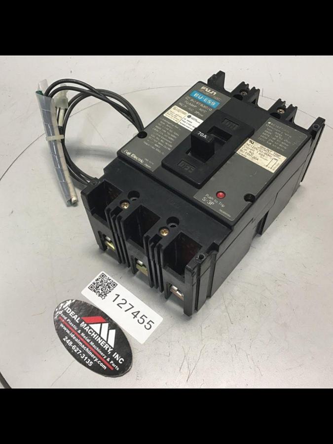 Used FUJI ELECTRIC 70 Amp Circuit Breaker BU-ESB3070 USED