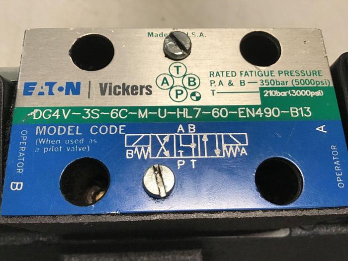 Used VICKERS Valve DG4V3S6CMUHL760EN490B13 #137993