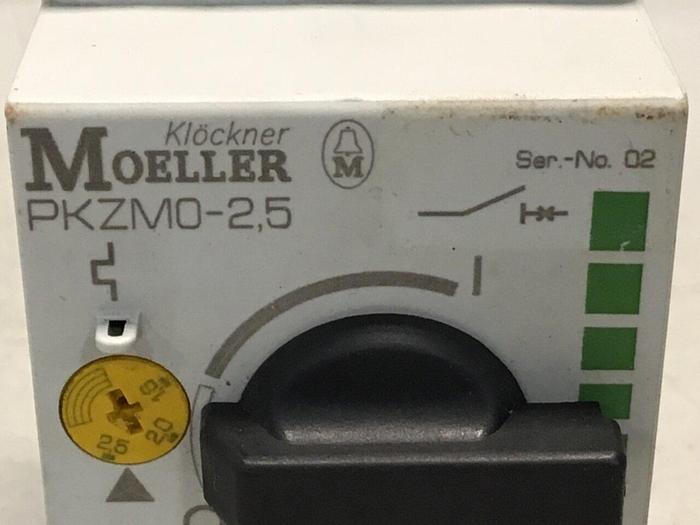 Used MOELLER Circuit Breaker Motor PKZM0-2.5 #128857