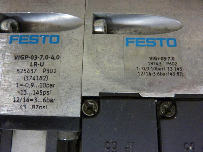Used FESTO Control Block w/ Valves IFB8-03 #52796