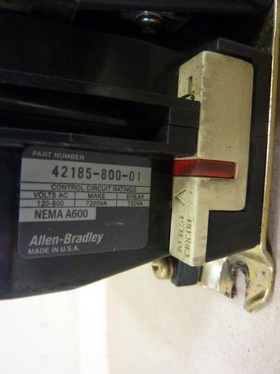 Used ALLEN BRADLEY Starter 509-BOD SER B W44 #47131