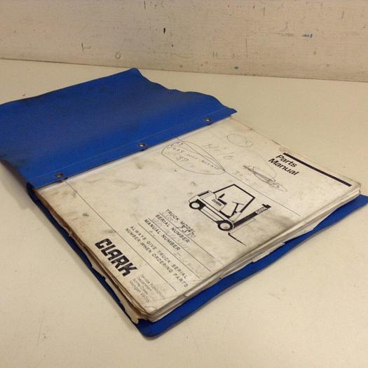 Used CLARK EQUIPMENT Parts Manual I-109-49 #70878