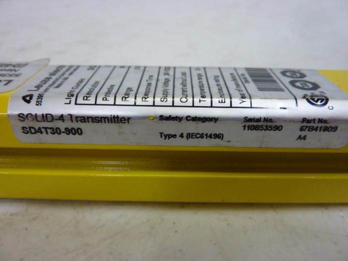 Used LEUZE Light Curtain Transmitter SD4T30-900 #52372
