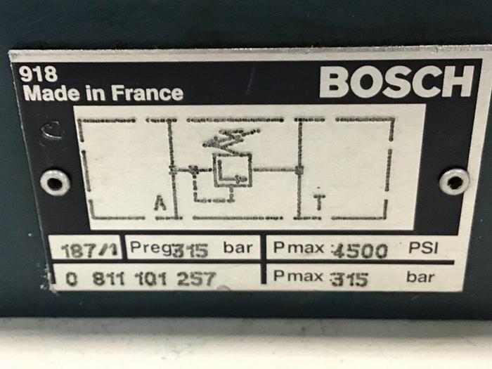 Used BOSCH Valve 0 811 101 257 USED