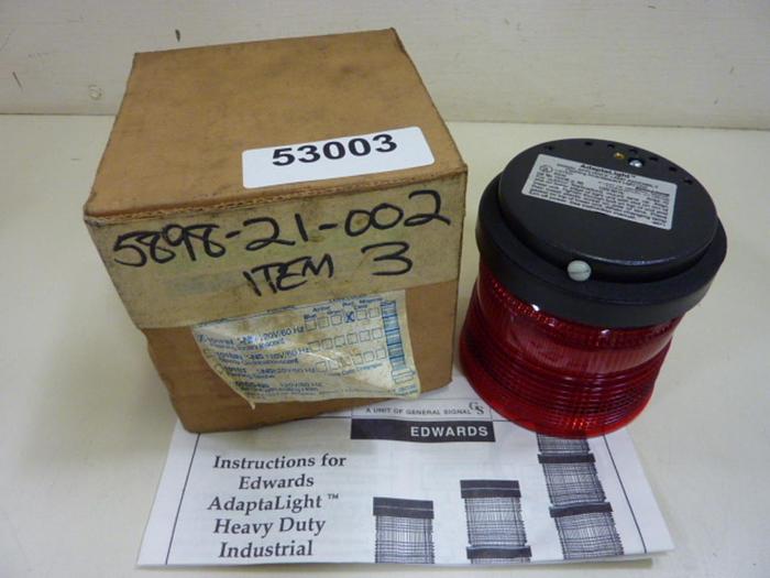 EDWARDS Red Stack Light 101FINR-N5 #53003