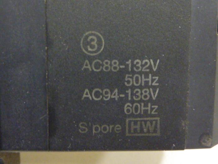 Used SMC Solenoid Valve NVFS3120-3DZ-03T #55150