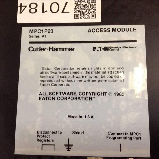 Used CUTLER HAMMER Access Module MPC1P20 Used