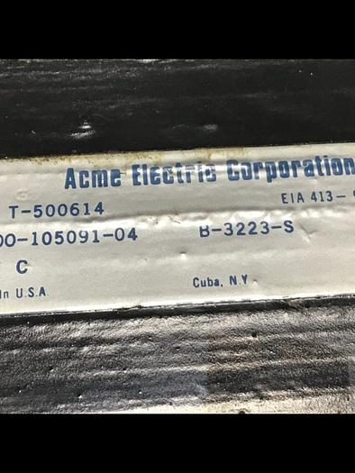 Used ACME ELECTRIC Power Supply 500B24H Used