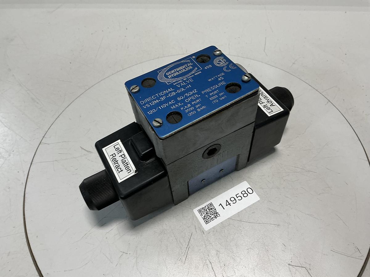 Used CONTINENTAL HYDRAULICS VS12M-3F-GB-60L-H
