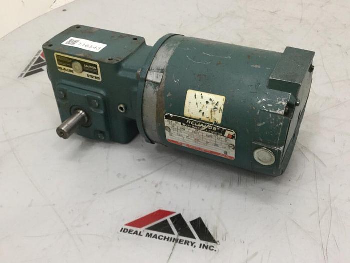 Used RELIANCE ELECTRIC Motor W/Gearbox P56H1338W-YS Used
