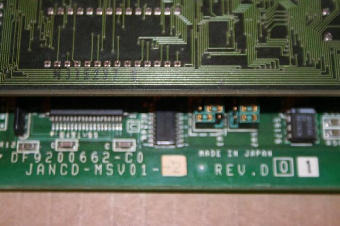 Used YASKAWA Control Board JANCD-MSV01-2 REV D01 Used