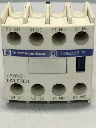 Used TELEMECANIQUE Auxiliary Contact LADN31 #104981