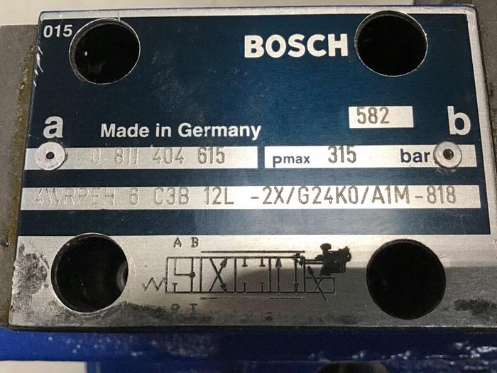 Used BOSCH Proportional Servo Valve 0 811 404 615 USED