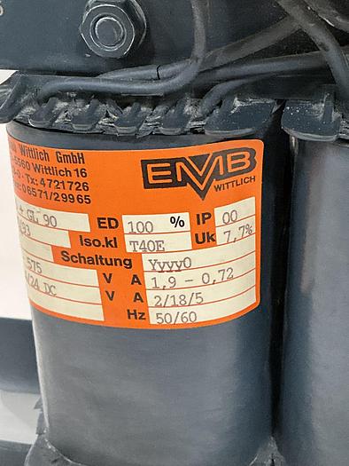 Used EMB WITTLICH PU 90 + GL 90