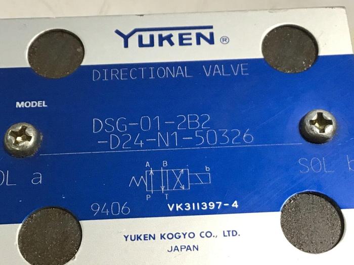 Used YUKEN Valve DSG-01-2B2-D24-N1-50326 #130533