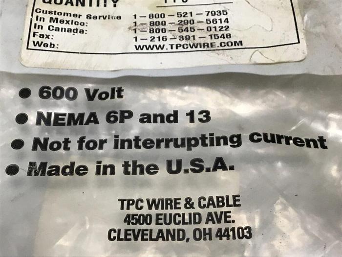 TPC WIRE & CABLE PC Wire & Cable 84720 Used
