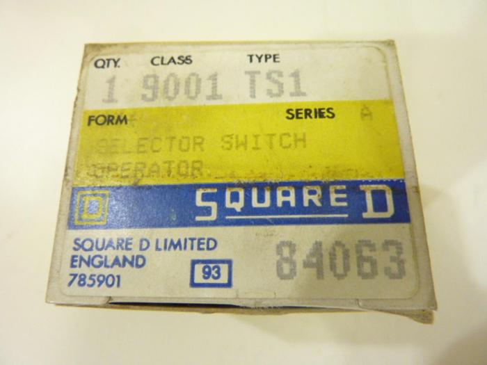 SQUARE D Selector Switch 9001-TS1 #43400