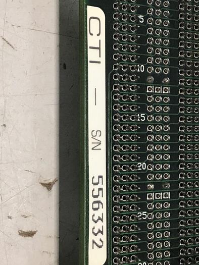 Used CTI Van Dorn Control Rack Board UNI 823 9640301B #136460