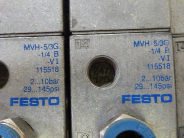 Used FESTO Control Block / Valve Terminal IFB8-02 #52851