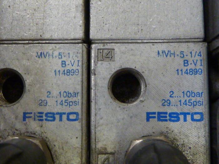 Used FESTO Control Block / Valve Terminal IFB8-02 #52863
