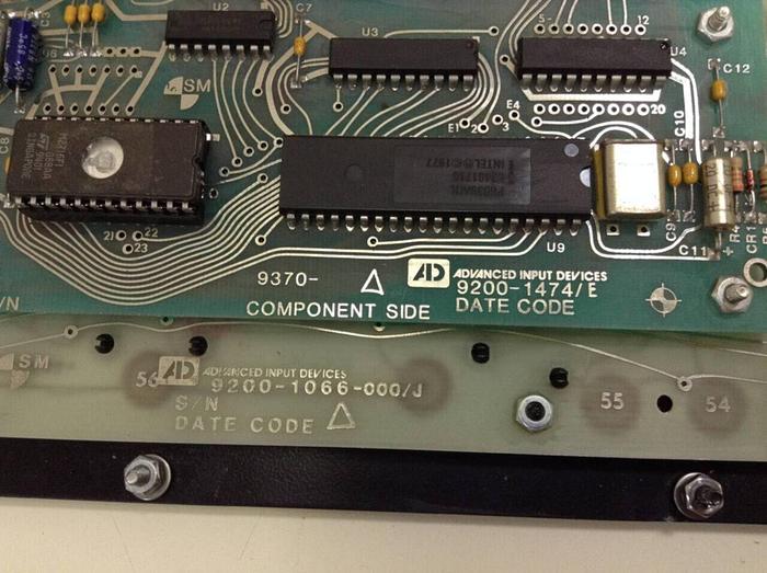 Used ADVANCED INPUT DEVICES Keyboard 9370-00093-517 3 #87207