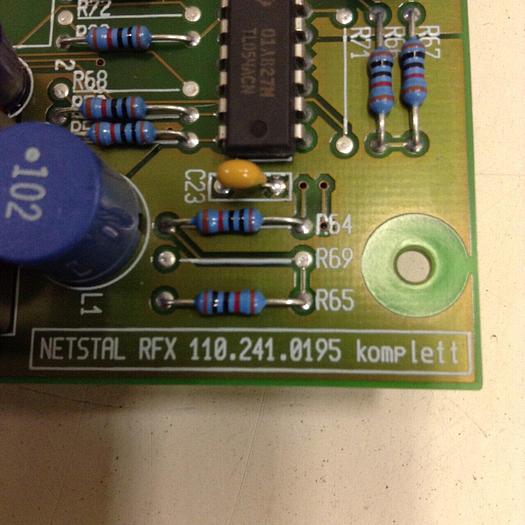 Used NETSTAL Circuit Board RFX 110.241.0195 #77963
