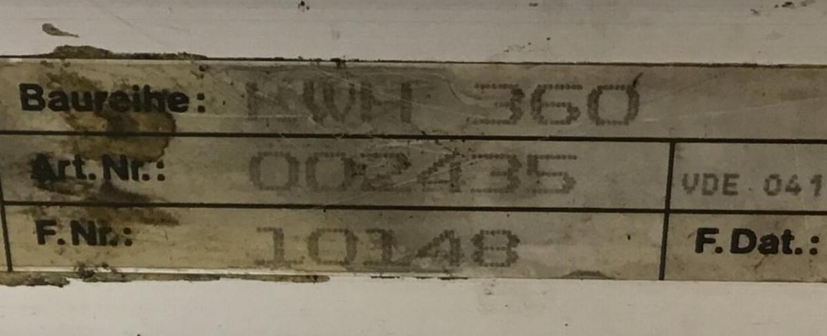 Used NOVOTECHNIK Transducer LWH360 Used